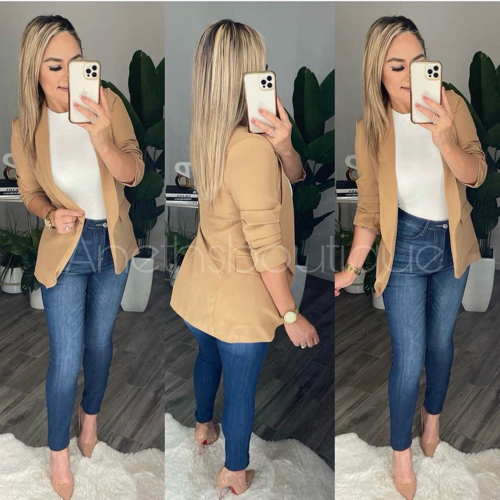 Beautiful Cream Color Small Size Blazer, brand new with tags on,